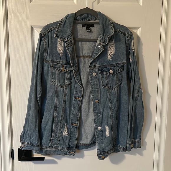 Oversized Denim Jacket - Picture 1 of 8